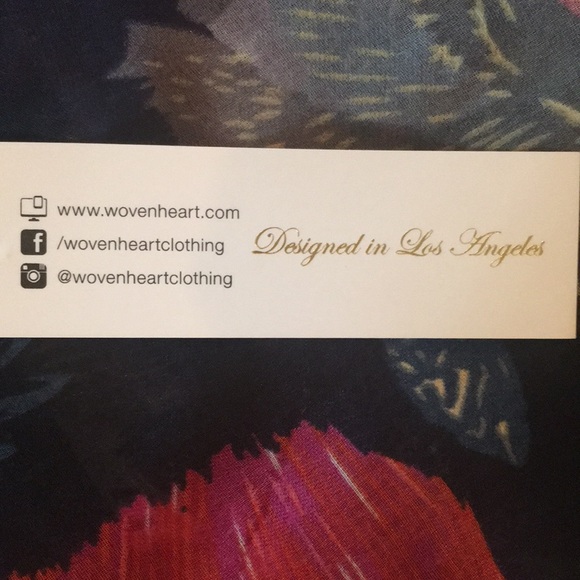 Woven Heart Floral Kimono - Picture 13 of 13